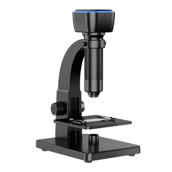 2000x Zväčšenie Dual Šošovky Inteligentný Digitálny Mikroskop Prenosné USB Nabíjateľné 5,0 M Pixelov Dual Zdroj Svetla zväčšovacie sklo
