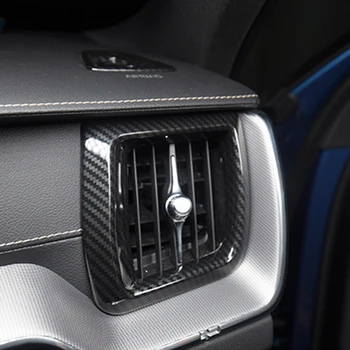 ABS Uhlíkových Vlákien Auto Ľavej A Pravej odvzdušňovací Dekorácie Kryt Výbava Auta Styling 2 ks Pre Volvo XC60 2018 2019 Príslušenstvo
