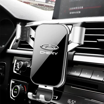 Auto Air Vent Klip Mount Mobile Mobilný Stojan Smart Držiak Pre Chery Tiggo 7 Pro 8 4 5 3 2 T11 5X Amulet Fórach QQ IQ Fulwin Arrizo 5