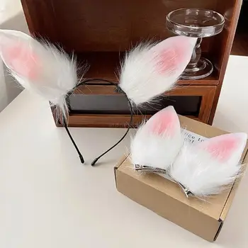 Cartoon Králik Čelenky Plyšový Zajačik Vlasy Hoop Plyšové Anti-slip Hairband na Umývanie Tváre, make-up, Vlasy Príslušenstvo