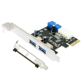 Desktop USB Rozširujúca Karta PCI-E 3.0 Kábel 19Pin Šasi Predný Panel HUB Počítač Optickej Jednotky