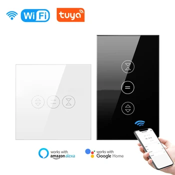 FROGBRO Wifi Tuya Alexa Opony prepínač Smart Home Bezdrôtový nástenný Spínač, Diaľkové ovládanie Hlasové Ovládanie Intelligente Smartlife