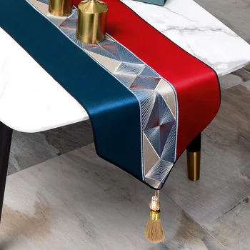 Jednoduché, moderné svetlo luxusné stolové vlajky čaj stôl jedálenský stôl strane kabinet TV kabinet verandu botníku tkaniny tkaniny pokrytie