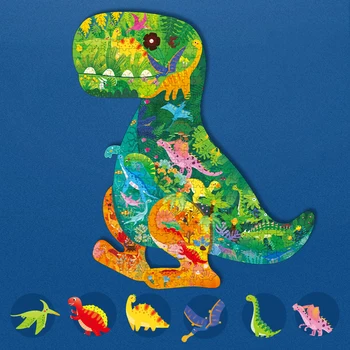Jigsaw Puzzle pre Deti, Dospelých, Unikátny Zvierat Tvarované Puzzle pre Steny Domova