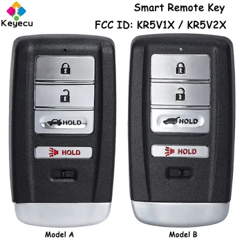 KEYECU Smart Remote Kľúča Vozidla S 4 Tlačidlá pre Acura MDX RDX RLX TLX ILX 2014 2015 2016 2017 2018 2019 2020 21 Fob KR5V1X KR5V2X