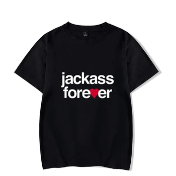 Nové Jackass Navždy T shirt Ženy Muži Lete Krátky Rukáv Fashion T-shirts Unisex Bežné Streetwear Tees