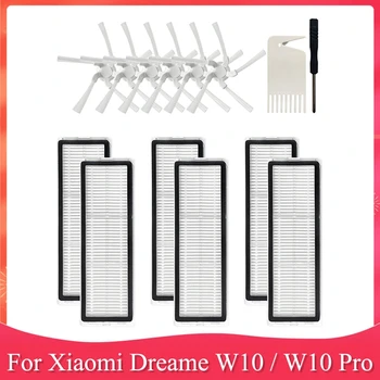Náhradné Príslušenstvo Pre Xiao Dreame W10 / W10 Pro Robot Vysávač HEPA Filter Bočné Kefky Náhradné Diely
