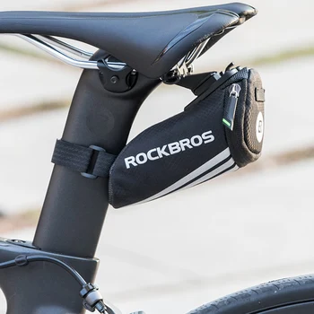 ROCKBROS Mini Požičovňa Sedlo Zadné prenosné Tašky Cestnej Bike Chvost Rýchle uvoľnenie Taška Noc Reflexné MTB Bike Cyklistické Príslušenstvo