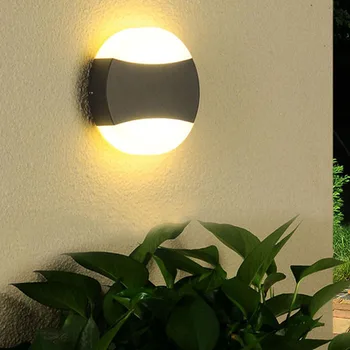 Thrisdar 10W Akryl Vodotesný LED Nástenné Svietidlo Villa Balkón Chodba Nástenné svietidlo Outdoor Záhrada, Veranda Hotel v Exteriéri Nástenné Svietidlo