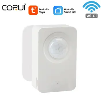 Tuya WiFi PIR Čidlo, Smart Home Infračervený Detektor Pasívne, Bezpečnosť proti Vlámaniu, Snímač Diaľkového Inteligentného Života