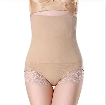 Ľahký priedušný brucha tvarovanie nohavice ženy vysoký pás chudnutie boky tvarovanie bavlna rozkroku popôrodná brucho shaping